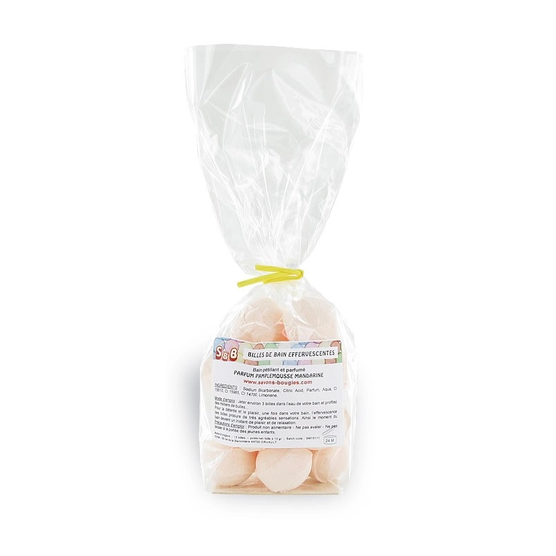 Mini effervescent grapefruit balls - 15 pack