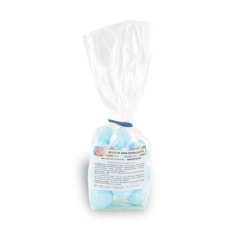 Mini effervescent ocean marbles - Bag 15
