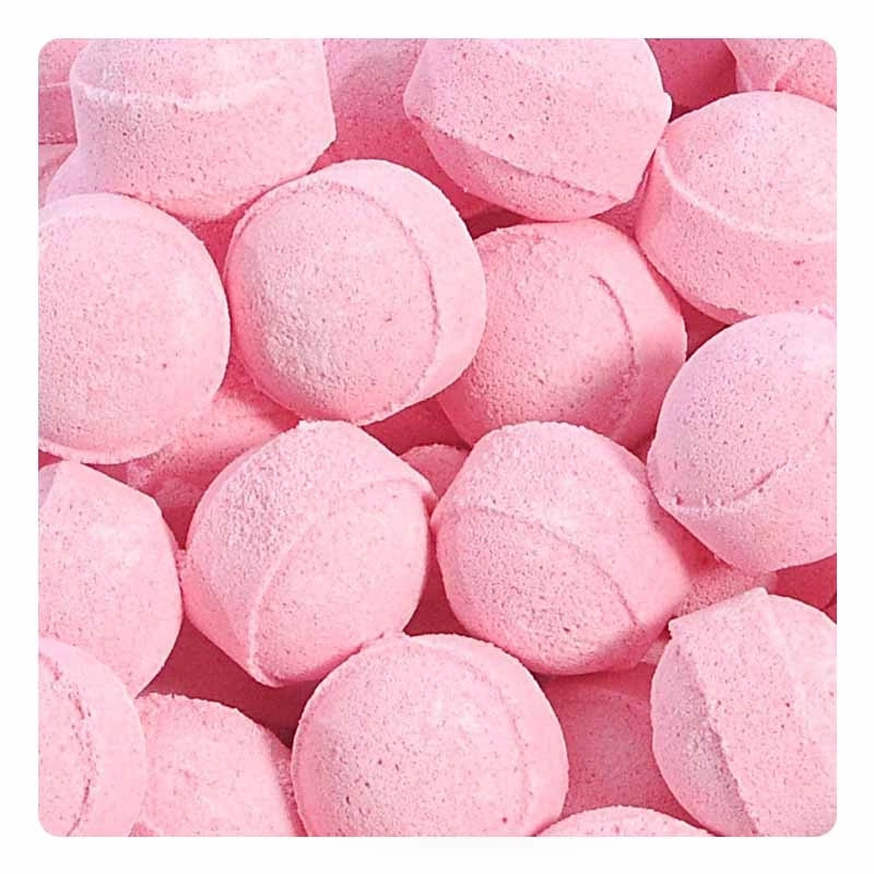 Manufacturer and distributor of strawberry-flavoured mini effervescent balls - Sales to retailers