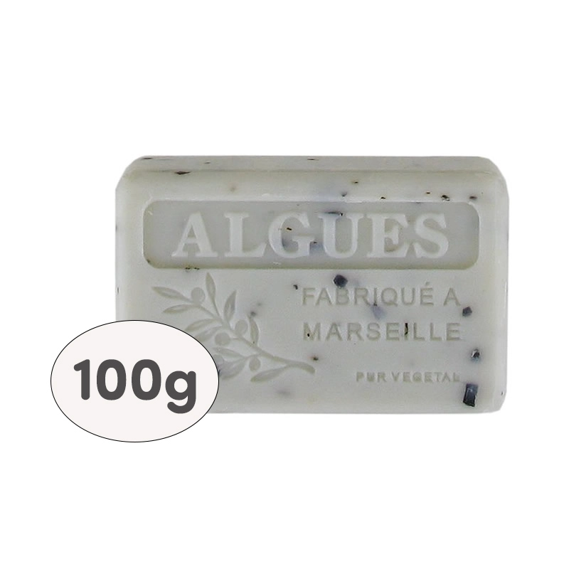 SB Collection brings to the professional market boxes of 9 x 100g soaps, shrink-wrapped and labelled - ALGUES