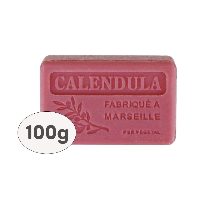 SB Collection brings to the professional market boxes of 9 x 100g soaps, shrink-wrapped and labelled - CALENDULA