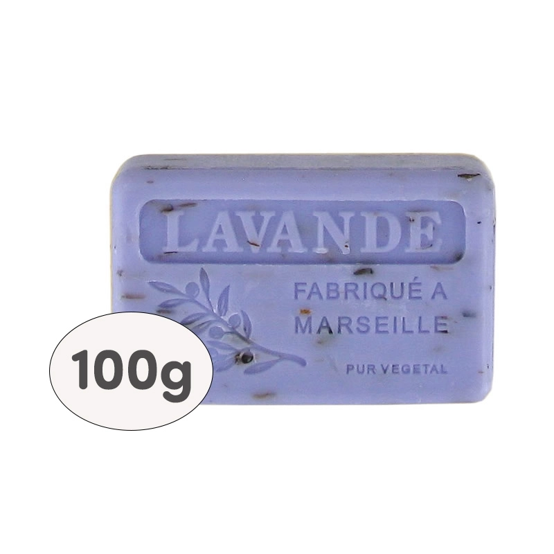 SB Collection brings to the professional market boxes of 9 soaps 100g, shrink-wrapped and labelled - LAVANDE FLEUILLE
