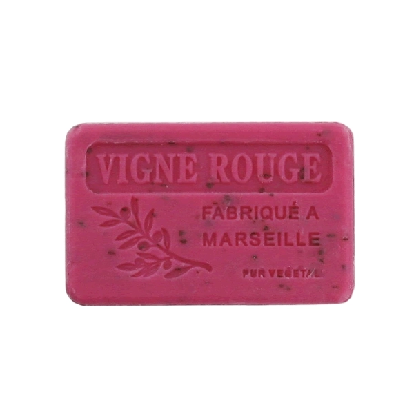 SB Collection brings to the professional market boxes of 9 100g soaps, shrink-wrapped and labelled - VIGNE ROUGE