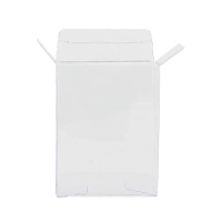 Plastic boxes for displaying bath beads