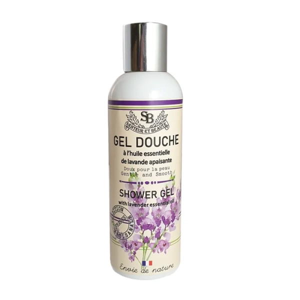 SB Collection, dispenser of 12 shower gels with lavender essential oil