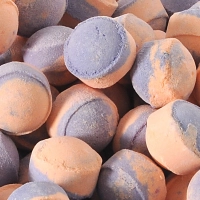 Manufacturer and distributor of orange/patchouli-scented mini effervescent balls - Sales to retailers