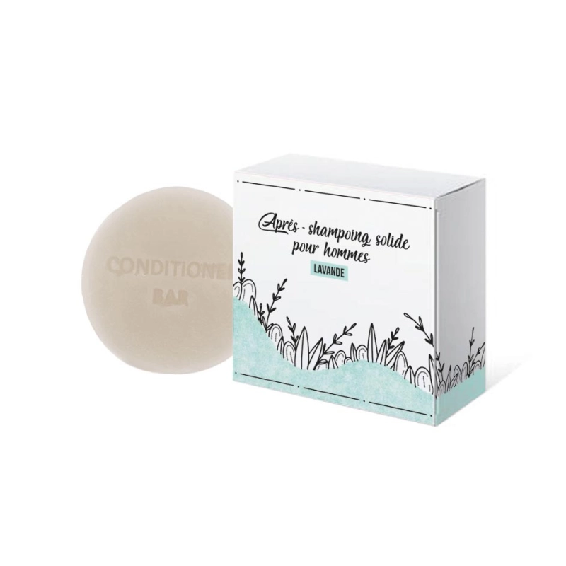 Packaged solid conditioners for customers who care about their hair and the environment.