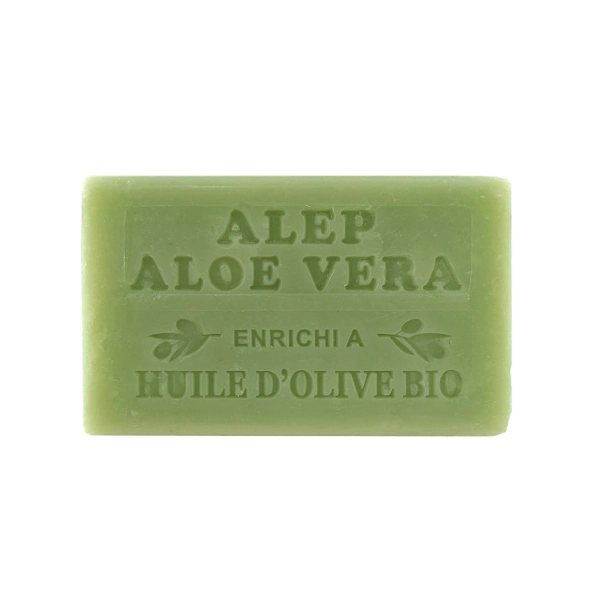 Sale to professionals of a range of exceptional soaps, blend of Marseille/Alep/Aloe vera Soap 100g