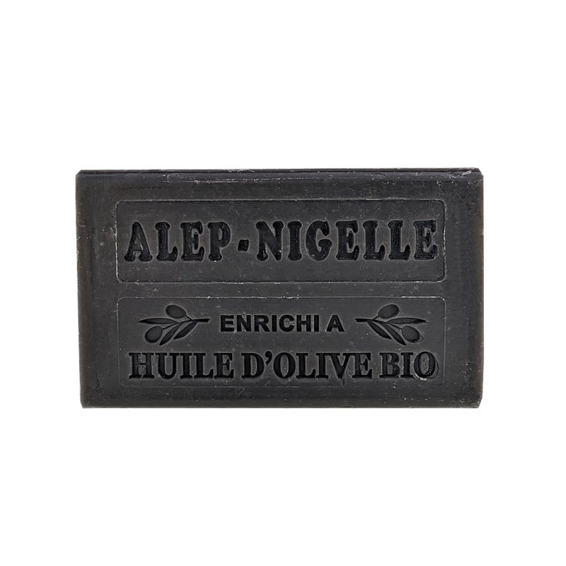 Sale to professionals of a range of exceptional soaps, blend of Marseille/Aleppo soap and black cumin oil 100g