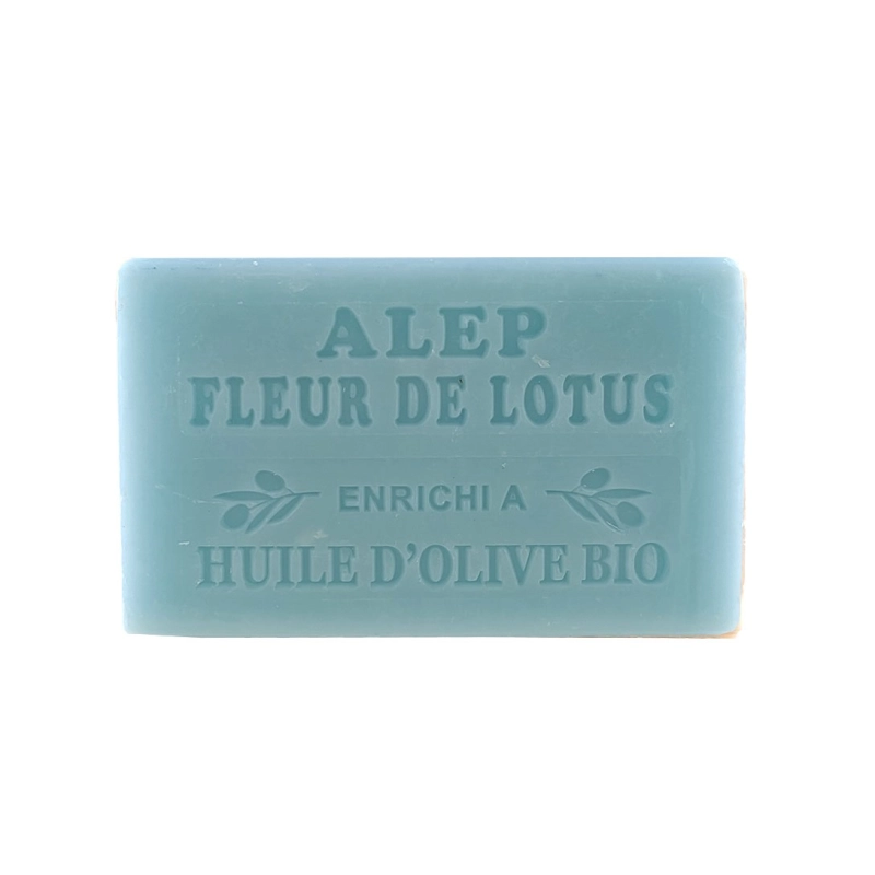 Sale to professionals of a range of exceptional soaps, blend of Marseille/Aleppo/Lotus Soap 100g