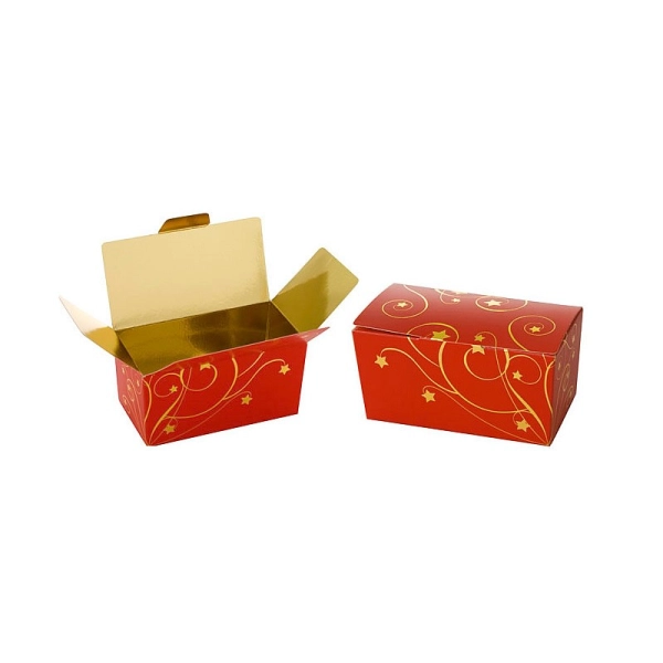 Red gold party box