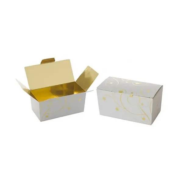White/gold party box