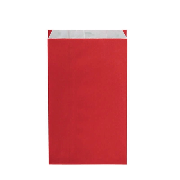 Plain red kraft gift bags