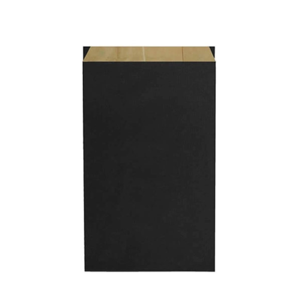 Plain black kraft gift bags