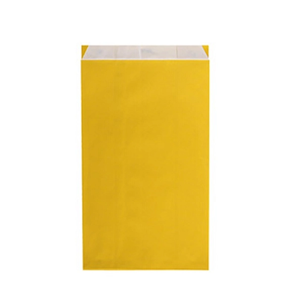 Plain yellow kraft gift bags