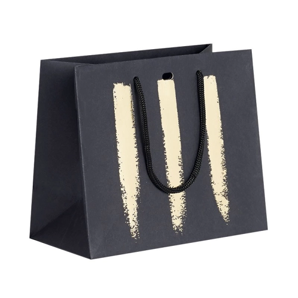 Black/gold paper bag