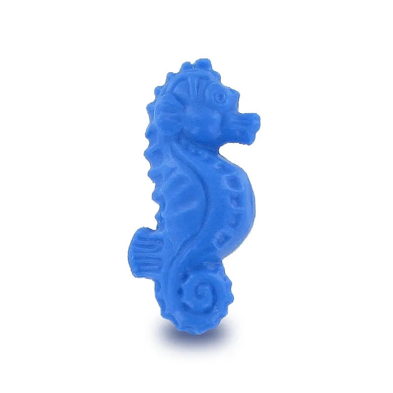 Wholesale small animal shaped soaps - blue seahorse