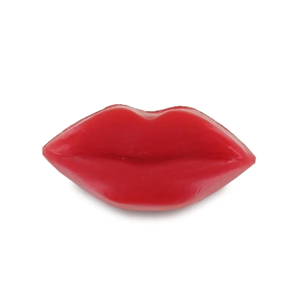 Manufacturer of soaps in the shape of red lips - Distribution in small packs