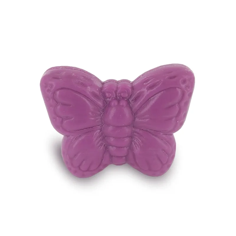 Wholesale small animal-shaped soaps - lavender butterfly