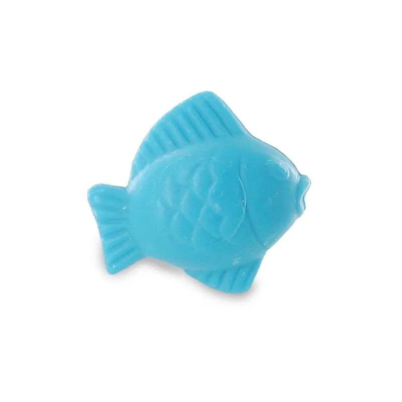 Wholesale small animal shaped soaps - turquoise moon fish