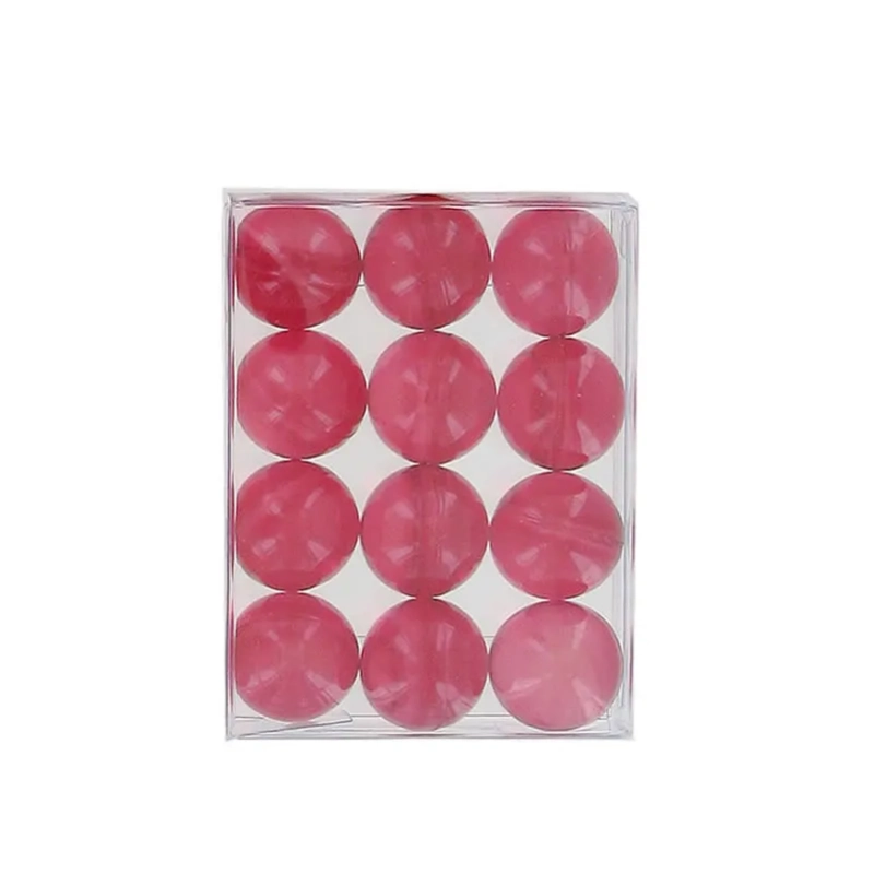 Plastic boxes for displaying bath beads