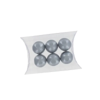 Plastic boxes for displaying bath beads