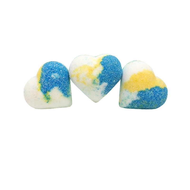 Effervescent bath with man paradise fragrance