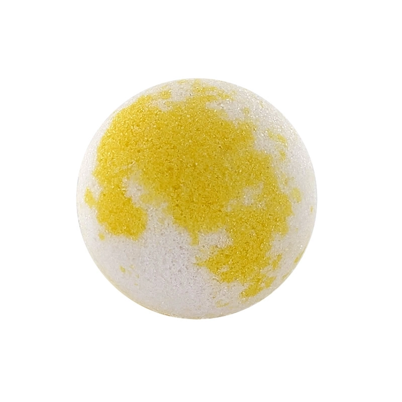 Two-tone Vanilla scented bath ball 45g - Tray of 24