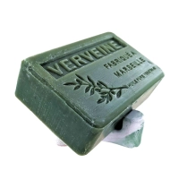 Douceur lactée" flower glycerine soap bar