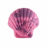 Two-tone shell effervescent spray in pink and violet