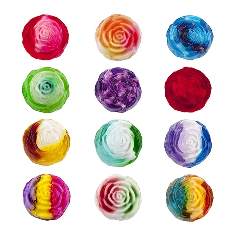 Complete range of bath macaroons - 10 references