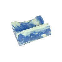 Douceur lactée" flower glycerine soap bar