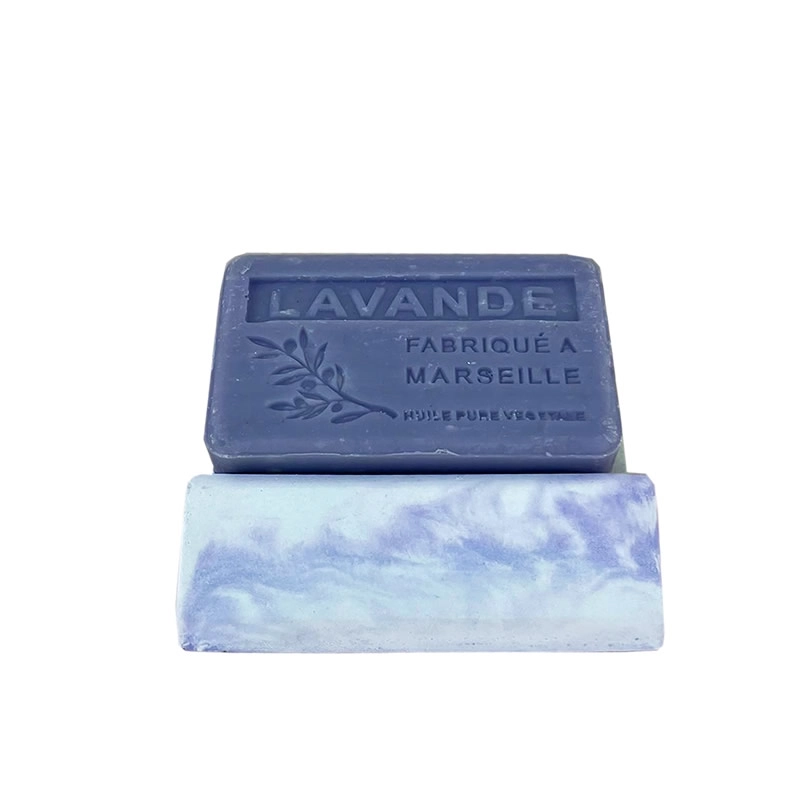 Douceur lactée" flower glycerine soap bar