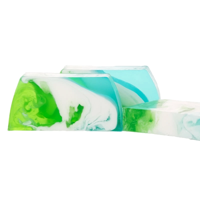 Vegetable glycerine soap bar with mountain mint scent