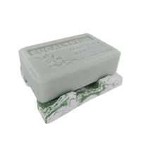 Douceur lactée" flower glycerine soap bar