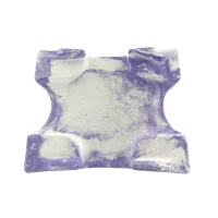 Douceur lactée" flower glycerine soap bar