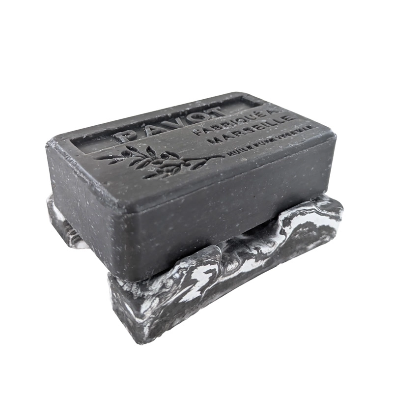 Douceur lactée" flower glycerine soap bar