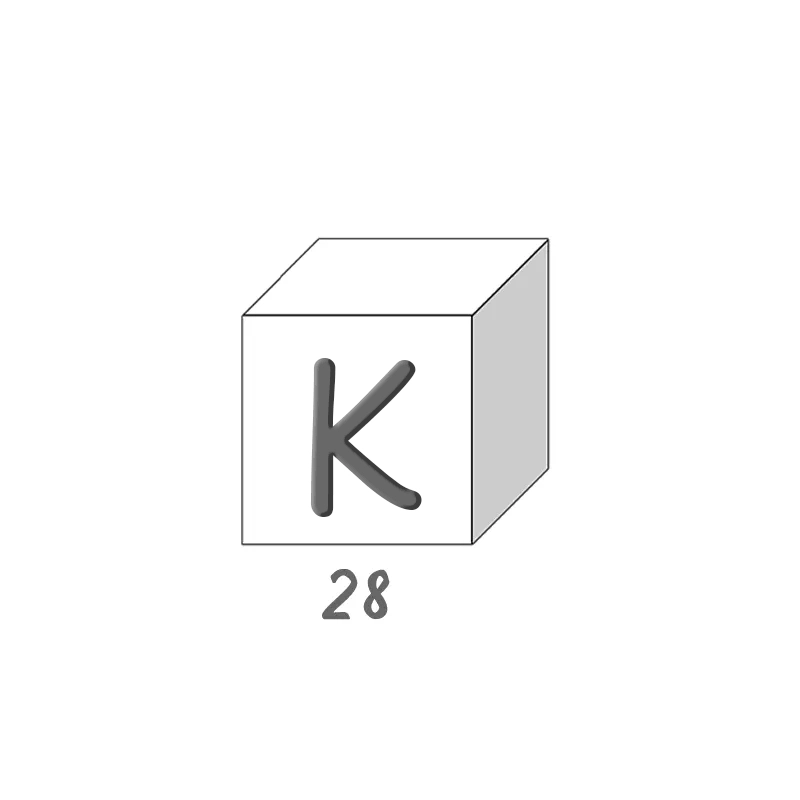 Soap letters - A - Box of 28 