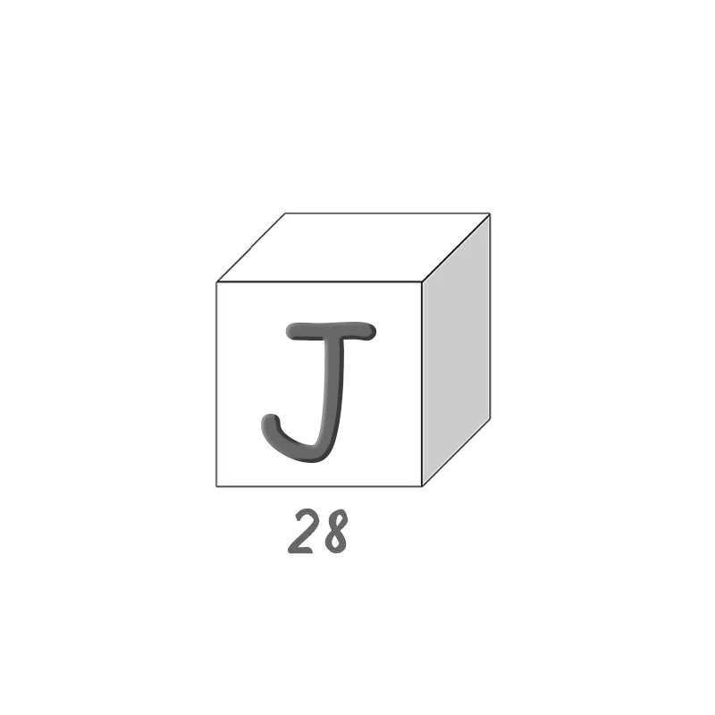 Soap letters - A - Box of 28 