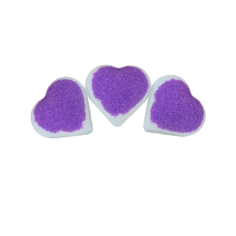 Production effervescent heart 85g - Patchouli