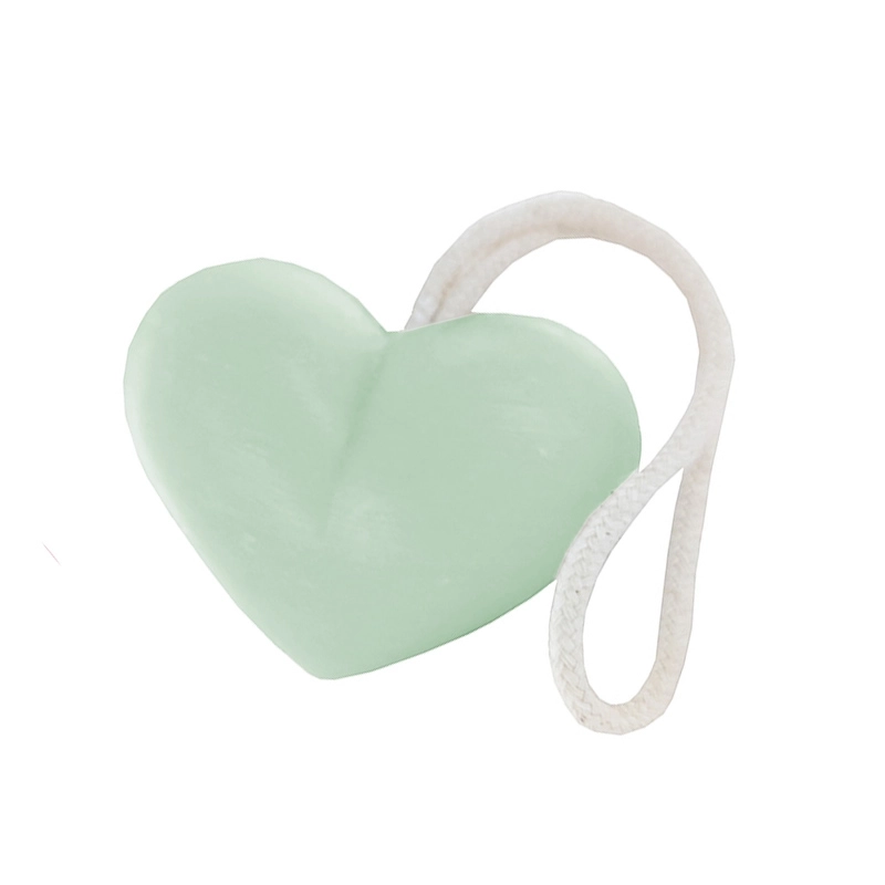 Large green heart-shaped soap - sale to professionals