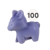 Small lavender-scented donkey soap - available in shops