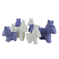 Savon sujet grand Ane 145g blanc - Carton de 64 