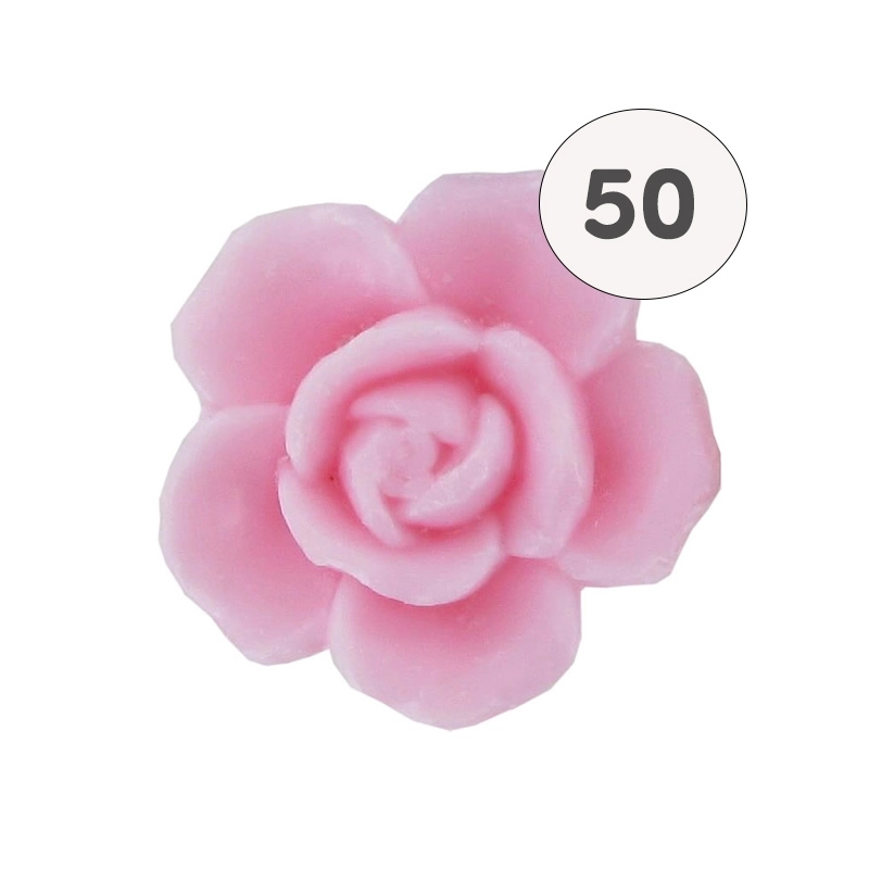 Pink flower soap - Bag 50 