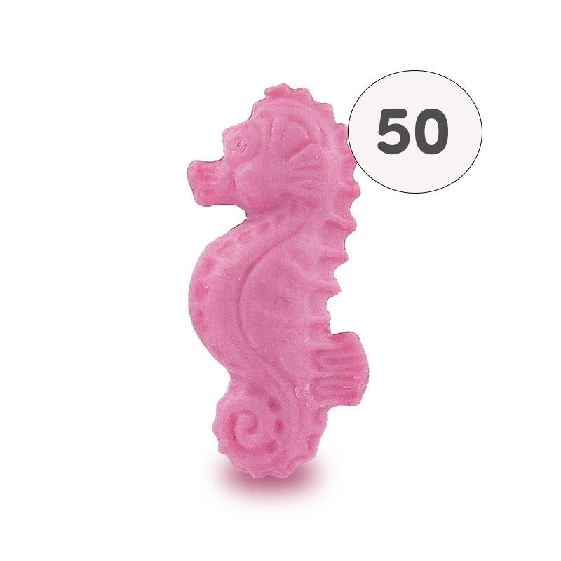 Pink seahorse soap - Bag 50 