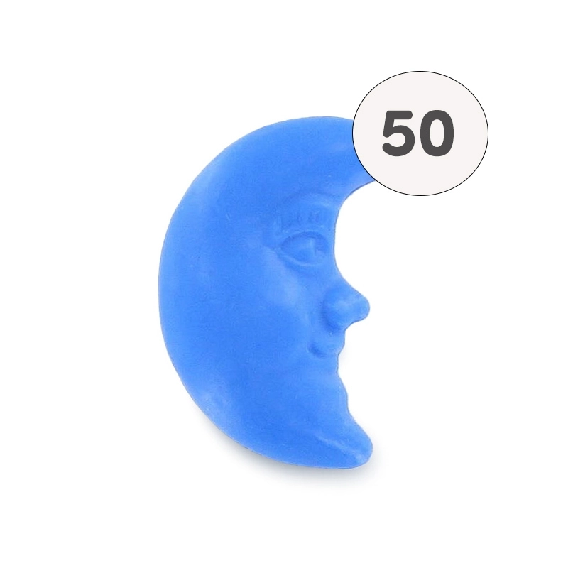 Blue moon shaped soap - Bag 50 