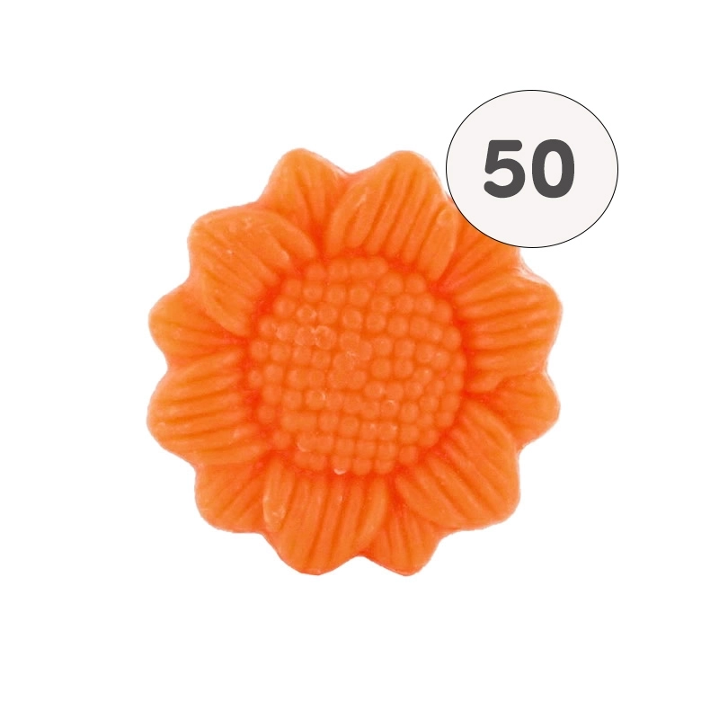 Orange sunflower soap - Bag 50 