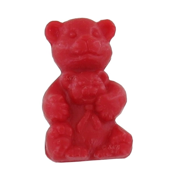 Red teddy bear soaps 30g - Case 450