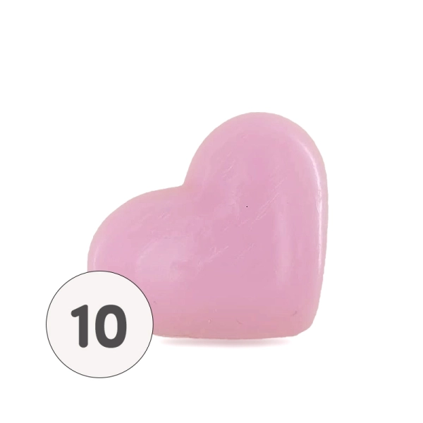 Manufacturer of pink heart-shaped soaps 34g - Small pack distribution