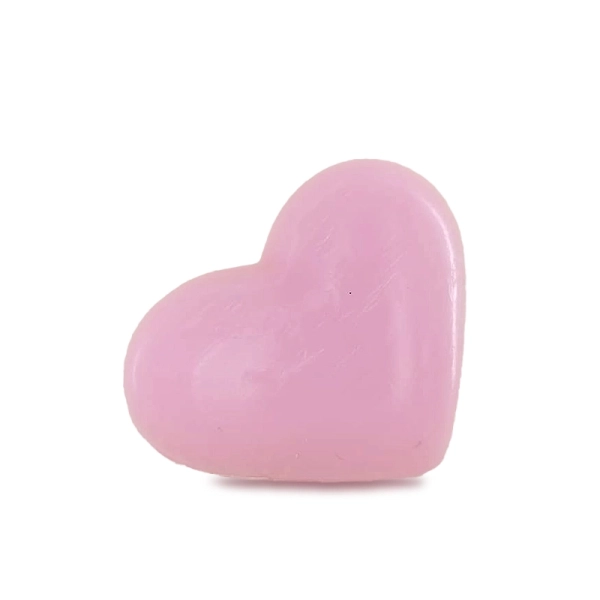 White heart-shaped soap 34g - Box of 500 